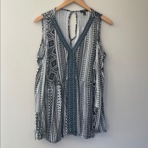 Open shoulder blouse